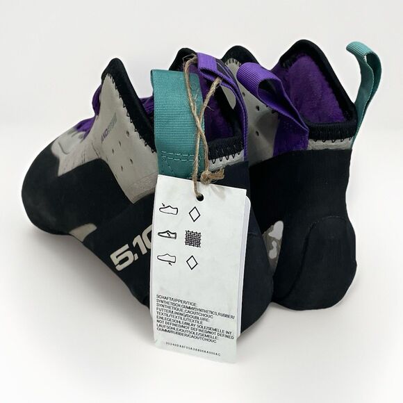 adidas 5.10 Five Ten Grandstone Climbing Shoes Black Purple Mens BC0866 Size 9